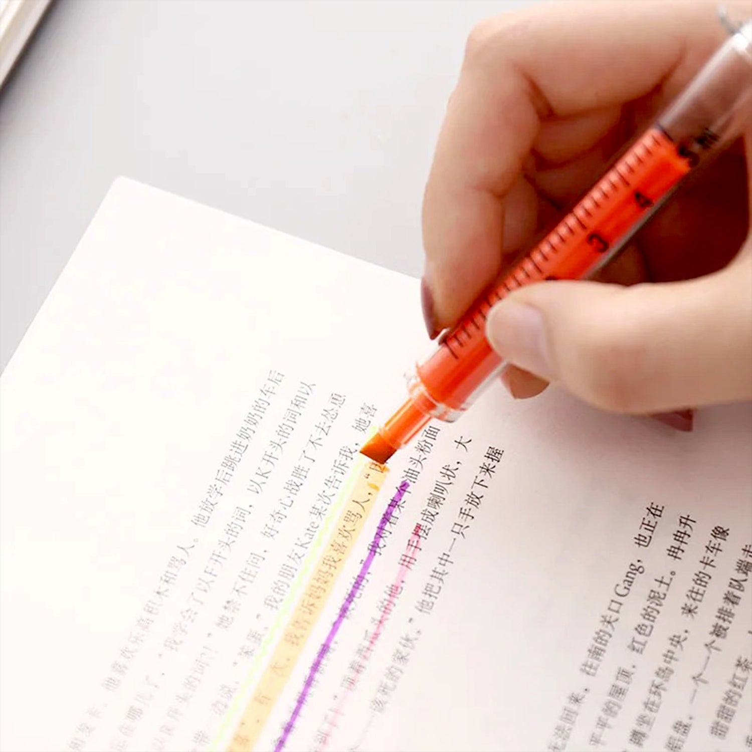 8869 Creative Highlighter Pens Fluorescent Marker For Kids, watercolor highlighter marker pen, Perfect for Bible Study, Classroom and office for Children and Students (1 Pc) 8869 Creative Highlighter Pens Fluorescent Marker For Kids, watercolor highlighter marker pen, Perfect for Bible Study, Classroom and office for Children and Students (1 Pc)